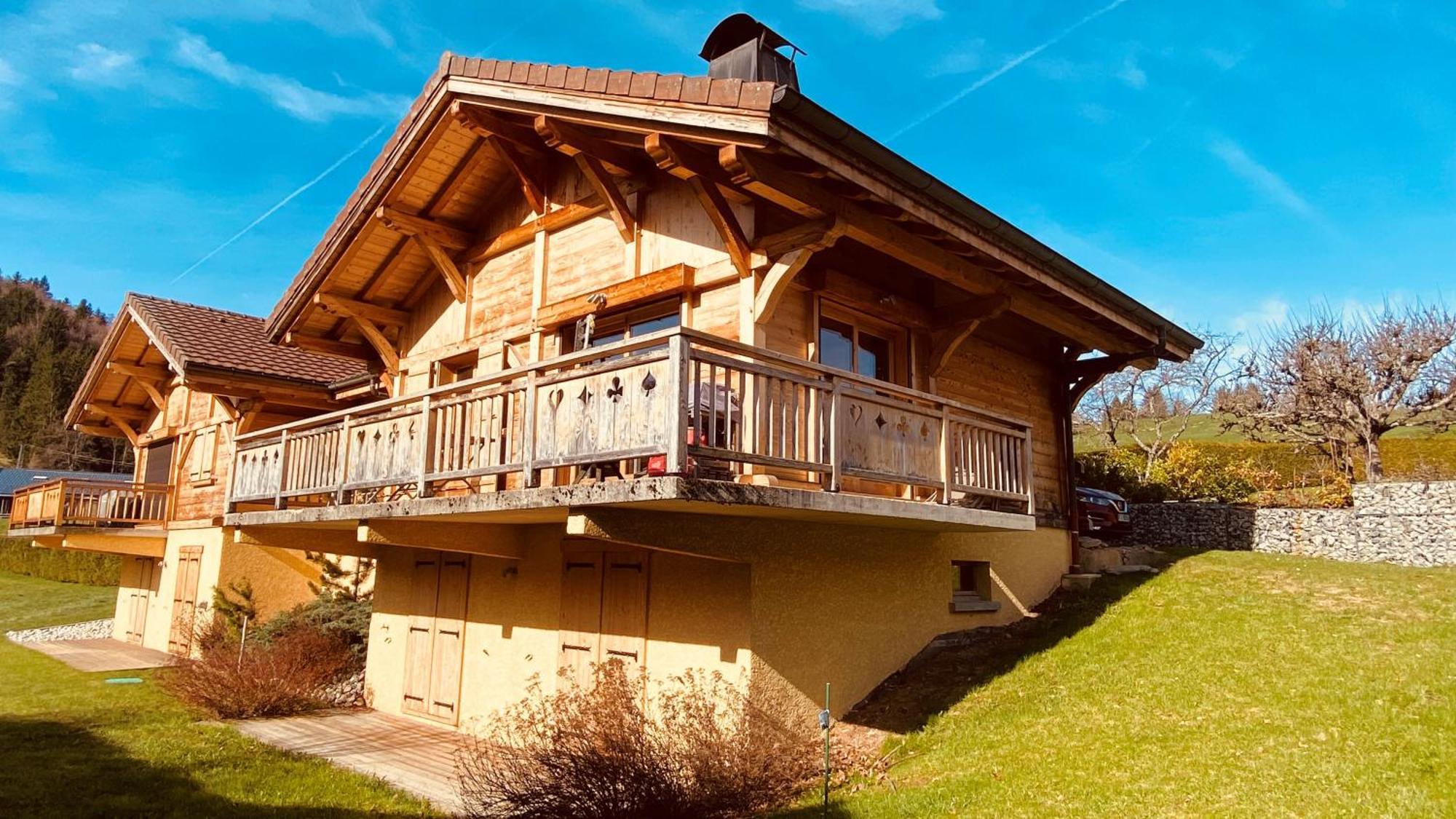 Le Chalet D'Ulysse Araches-la-Frasse ภายนอก รูปภาพ